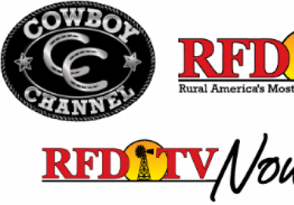 Logos for the Cowboy Channel and RFD TV